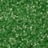 10/0 2-Cut Preciosa Beads Satin Dark Green Solgel, 13g Vial